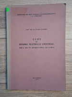 Eugen Nicoara - Curs de istoria teatrului universal. Omul nou in dramaturgia lui Cehov