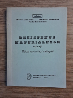 Ion Tudose - Rezistenta materialelor. Aplicatii