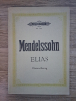 Mendelssohn. Elias, klavier, auszug (nr. 1749, partituri)