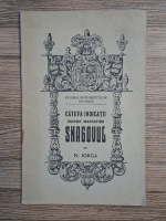 Nicolae Iorga - Cateva indicatii asupra Manastirii Snagovul (1926)