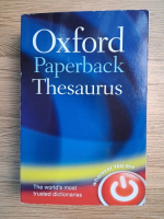 Oxford paperback thesaurus