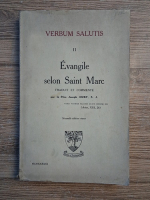 Verbum Salutis, volumul 2. Evangile selon Saint Marc (1937)