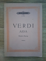 Verdi. Aida, klavier, auszug (nr. 4253, partituri)