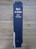 Biblia de studiu pentru o viata deplina. Versiunea D. Cornilescu (putin uzata)