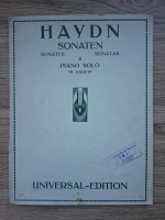 Haydn Sonaten, volumul 2. Piano solo. W. Rauch (nr. 2, partituri, 1926)