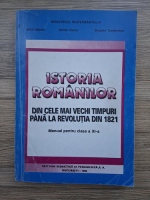 Mihai Manea, Adrian Pascu - Istoria romanilor din cele mai vechi timpuri pana la revolutia din 1821. Manual pentru clasa a XI-a (1996)
