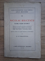 Nicolae Balcescu - Patru studii istorice (1928)