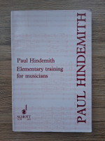 Paul Hindemith - Elementary training for musicians