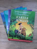 Anticariat: Rudyard Kipling - Clasicii literaturii in benzi desenate (4 volume)