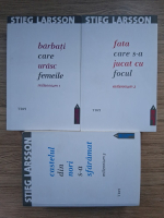 Anticariat: Stieg Larsson - Millennium: Barbati care urasc femeile. Fata care s-a jucat cu focul. Castelul din nori s-a sfaramat (3 volume)