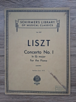 Franz Liszt - Concerto No. I in E major, vol. 1057. For the piano (1932, partituri)