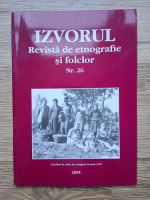 Izvorul. Revista de etnografie si folclor, nr. 26, anul 2005