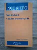 Noul cod civil. Codul de procedura civila, actualizat 14 septembrie 2011