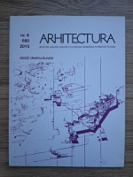 Anticariat: Revista Arhitectura, nr. 6, 660, 2015