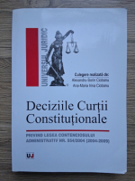 Alexandru Sorin Ciobanu - Deciziile Curtii Constitutionale