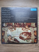 Anna Tomowa-Sintow, Annelies Burmeister, Peter Schreier - Sinfonie Nr. 9 D-moll Op. 125 (Mit Schlusschor Uber Schillers Ode. An Die Freude). Sinfonie Nr. 2 D-dur Op. 36