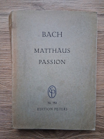 Johann Sebastian Bach - Matthaus-Passion, nr. 580 (partituri)