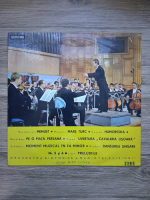 Orchestra simfonica a Radioteleviziunii Romane, Iosif Conta - Miniaturi simfonice (Luigi Boccherini, Wolfgang Amadeus Mozart, Antonin Dvorak, Franz Schubert, Johannes Brahms, Franz Liszt)