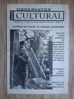 Ziarul Observator Cultural, nr. 62, 2001