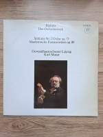 Gewandhausorchester Leipzig, Kurt Masur - Sinfonie nr. 2 in D major, op. 73. Akademische Festouverture, op. 80 (Johannes Brahms)