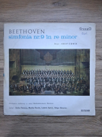 Orchestra simfonica a Radioteleviziunii Romane, Corul Radioteleviziunii, Iosif Conta - Simfonia nr. 9 in Re minor, Op. 125. Corala (Ludwig van Beethoven, 2 viniluri) 