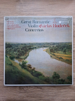 Vaclav Hudecek - Great romantic violin concertos (4 viniluri)