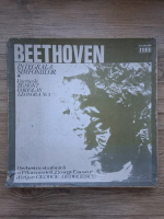 Orchestra simfonica a Filarmonicii George Enescu, George Georgescu - Integrala simfoniilor. Uverturile Egmont. Coriolan. Leonora nr. 3 (Ludwig van Beethoven, 8 viniluri, cutie uzata)