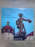 Richard Schumacher, Orchestra de camera - Suite F-dur fur 2 Horner, 2 Oboen und Streichorchester. Concerto grosso a quattro chori D-dur. Sinfonie nr. 88 G-dur (Georg Philipp Telemann, Gottfried Heinrich Stolzel, Joseph Haydn)