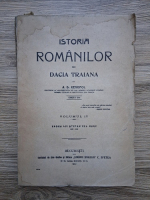 A. D. Xenopol - Istoria romanilor din Dacia Traiana (volumul 4, 1914)