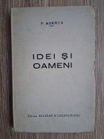 F. Aderca - Idei si oameni (1922)