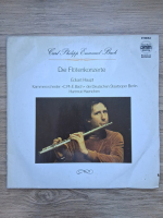 Kammerorchester Carl Philipp Emanuel Bach, Hartmut Haenchen, Eckart Haupt - Die Flotenkonzerte (Carl Philipp Emanuel Bach, 2 viniluri)
