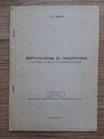 P. I. David - Hipocratism si crestinism. In lumea veche si la stramosii nostri