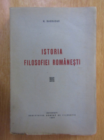 Nicolae Bagdasar - Istoria filosofiei romanesti
