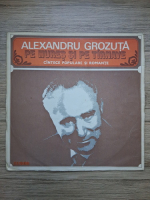 Alexandru Grozuta - Pe Mures si pe Tarnave. Cantece populare si romante