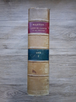 Buletinul curtei de casatiune si de justitie (volumul 1, 1895, minima uzura)