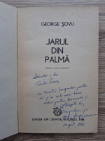 George Sovu - Jarul din palma (cu autograful autorului)