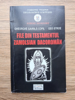 Gheorghe Gavrila Copil, Geo Stroe - File din Testamentul Zamolsian dacoroman