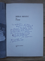 Mihai Beniuc - 75 poeme (cu autograful autorului) 