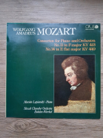 Slovak Chamber Orchestra, Bohdan Warchal, Marian Lapsansky - Concertos for piano and orchestra no. 11 in F major, KV 413. No. 14 in E flat major, KV 449 (Wolfgang Amadeus Mozart)