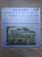Slovak Philharmonic Orchestra, Zdenek Kosler - Symphony no. 40 in G minor, K. 550. Symphony no. 25 in G minor, K. 183 (Wolfgang Amadeus Mozart)