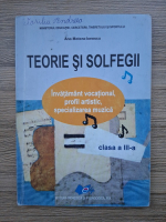 Ana Motora Ionescu - Teorie si solfegii, clasa a III-a (partituri)