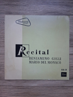 Beniamino Gigli, Mario del Monaco, Orchestra Operei Scala din Milano - Recital de cantonete. Arii din opere