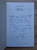Ion C. Stefan - Urme de alb peste amintiri trecute (cu autograful autorului)