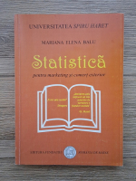 Mariana Elena Balu - Statistica pentru marketig si comert exterior