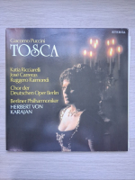 Berliner Philharmoniker, Chor der Deutschen Oper Berlin, Herbert von Karajan, Katia Ricciarelli - Tosca (Giacomo Puccini, 2 viniluri)