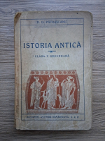 D. D. Patrascanu - Istoria antica pentru clasa V secundara (uzata, 1936)