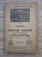 Gorgos Marin - Cours de litterature francaise (1945)