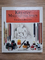 Kreativ malen und zeichnen. Tusche und bleistift