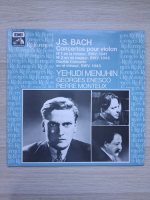 Orchestre Symphonique de Paris, Georges Enesco, Pierre Monteux, Yehudi Menuhin - Concerto no. 1 in A minor, BWV 1041. Concerto no. 2 in E major, BWV 1042 (Johann Sebastian Bach)