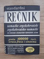 Branislav Grujic, Josip Zidar - Standardni recnik nemacko-srpskohrvatski. Srpskohrvatsko-nemacki 